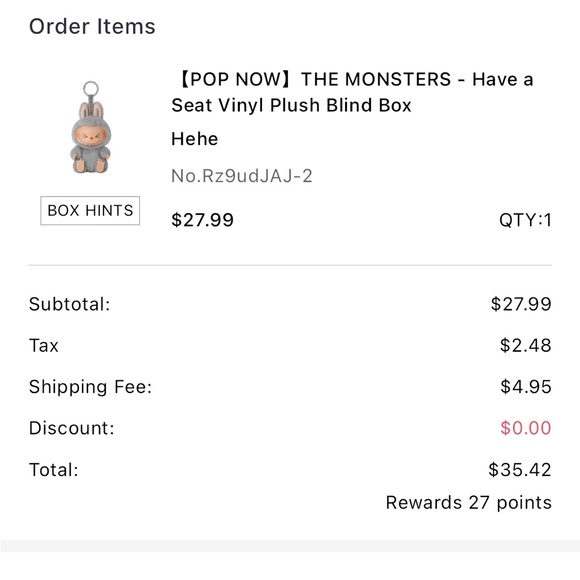 Have a seat labubu Hehe NEW authentic popmart - Picture 2 of 3